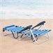 Aktive Pack de 2 sillas de playa plegables y reclinables Azul Marino