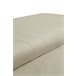 Taburete tapizado en terciopelo con patas de metal Beige