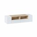 Mueble TV Tania 4 Puertas Color Blanco/Roble Blanco