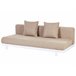 Beliani Conjunto de jardín Poliéster MISSANELLO Beige