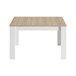 Mesa de comedor extensible Kendra Blanco Veta
