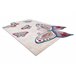 Alfombra infl TOYS 75326 Mariposas para niños moderno Crema