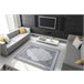 Alfombra GLOSS moderno 8490 52 Ornamento elegante marco 200x290 Gris