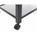 Beliani Carrito de cocina BOLZANO Negro