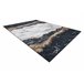 Alfombra lavable ANDRE 1124 Mármol 160x220 Negro