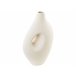 Beliani Jarrón para flores KOMOTINI Blanco/ Beige