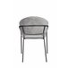 Pack de 2 sillas de comedor SHAUNI Gris Claro
