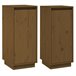 Aparador 2 uds madera maciza 31 Marron