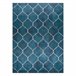 Alfombra lavable ANDRE 1181 Espaldera marroquí 120x170 Azul