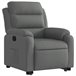 Sillón Elevable Reclinable Gris Oscuro
