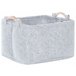 Beliani Estante de baño pequeño BAYSAI Gris Claro