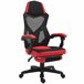Silla de Oficina esponja, tejido de malla Vinsetto Rojo