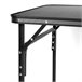 Aktive Mesa plegable camping maletín antideslizante negro c/sistema de nivelación Negro