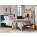 Beliani Cama con somier Terciopelo BELLOU 214x145 Verde