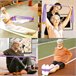 Banda de Resistencia Pilates 5 lb – 15 lb Cinta elástica Goma Fitness Gridinlux Morado