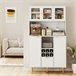 Alacena de Cocina MDF HOMCOM, hogar - cocina Blanco