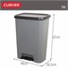 Curver Cubo de basura Compatta 50L Gris