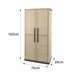 Armario exterior en PVC Beige