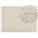 Beliani Alfombra de pelo corto AKSARAY 160x230 Beige