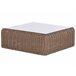 Beliani Conjunto longue PALERMO Marron Claro