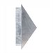 Aplique de exterior galvanizado Pontio 27 Nórdico Gris