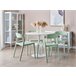 Beliani Silla de comedor SOMERS Verde