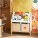 SoBuy KMB115-W Organizador para juguetes y libros Blanco