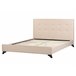 Beliani Cama con somier Poliéster AMBASSADOR 172x216 Beige