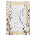 Alfombra lavable ANDRE 1126 Mármol griego 120x170 Blanco