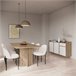 Mesa de Comedor extensible 160cm CLAP Roble