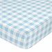 Vichy blue Bajera cuna Azul