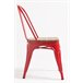 Pack 6 Sillas Torix Madera Natural Rojo