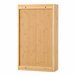 Mueble de pared para baño con espejo Ikorfat estantes ajustables Natural