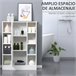 Armario de Suelo para Baño Melamina de Madera kleankin 71 Blanco