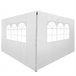 2 Paredes Parte Laterales Tela Oxford Outsunny 295x200 Blanco