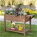 Huerto Urbano de Madera Madera de Abeto Outsunny Marron