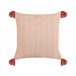 Beliani Cojín decorativo RUMHORA Rosa