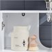 Mueble para Debajo del Lavabo con 2 Puertas Estante BZR92-W SoBuy Blanco