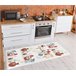 Alfombra lavable ANDRE 1299 Platos para la cocina Beige
