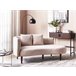 Beliani Chaise longue Terciopelo CHAUMONT Azul Marino