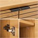 Aparador de madera de 2 puertas Marron