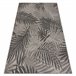 Alfombra de cuerda sisal FLOORLUX 20504 Hojas Selva 200x290 Gris