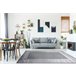 Alfombra MEFE moderna 2813 Marco llave griega Structural 180x270 Gris