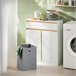 Armario De Baño Con Cesto Para Ropa Sucia BZR79-W SoBuy Blanco