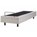 Beliani Cama ajustable sin cabecero Poliéster DUKE 90x200 Beige