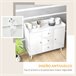 Aparador de Salón Melamina de Madera HOMCOM Blanco