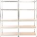 Set De 2 Estanterías Galvanizadas G 90 Plateado