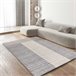 Alfombra de estilo moderno CRAFT - ATTICGO 133x190 Gris