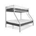 Litera de Matrimonio Metalica 200x145 Blanco