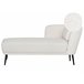 Beliani Chaise longue Bouclé ARTHEZE Crema